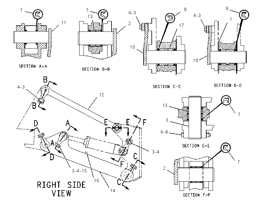 FRAME GP-RIPPER 8E4474 CAT