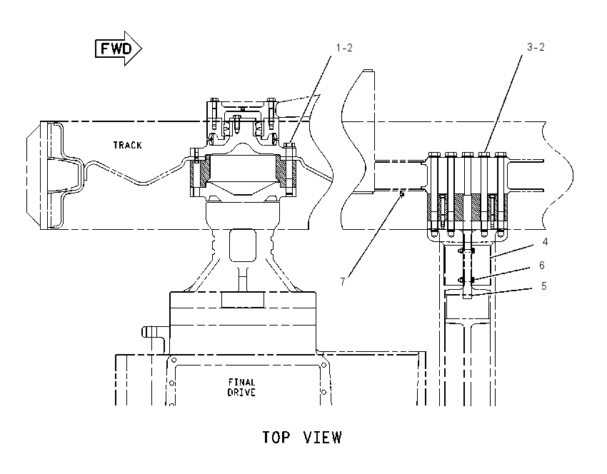 MOUNTING GP-ROLLER FRAME 1081934 CAT