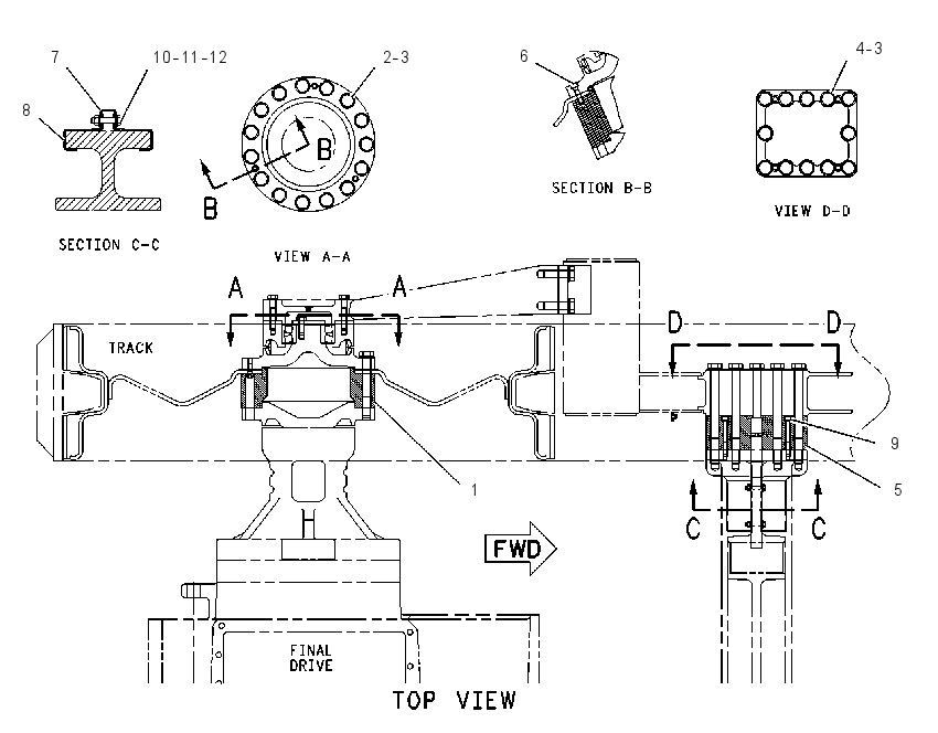 SPACER GP 1199697 CAT