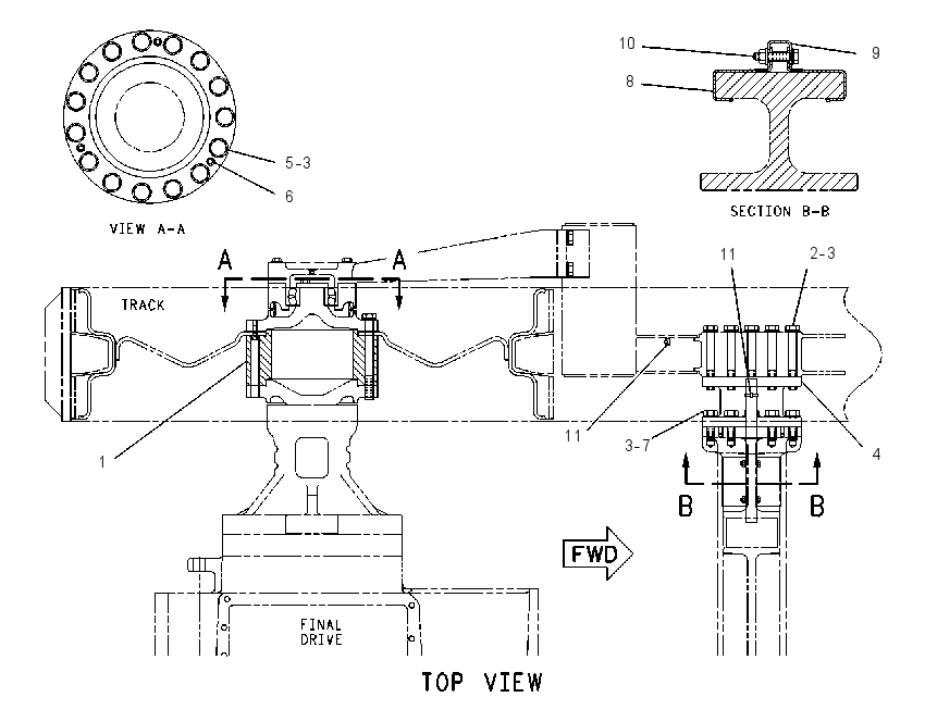 SPACER GP 1081935 CAT