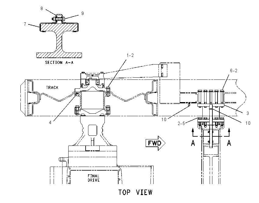 SPACER GP 1081936 CAT