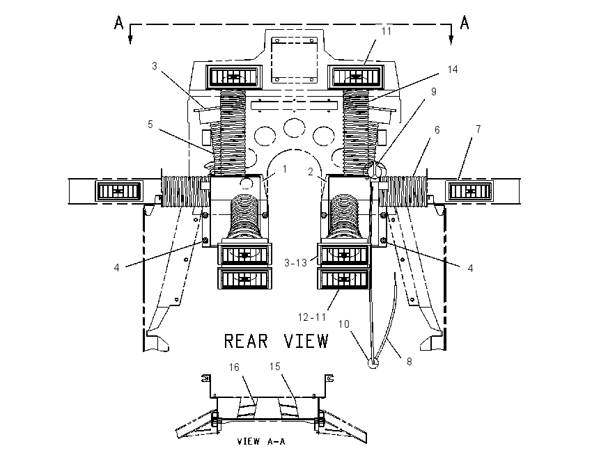 DUCT & CONTROL GP 9U1703 CAT