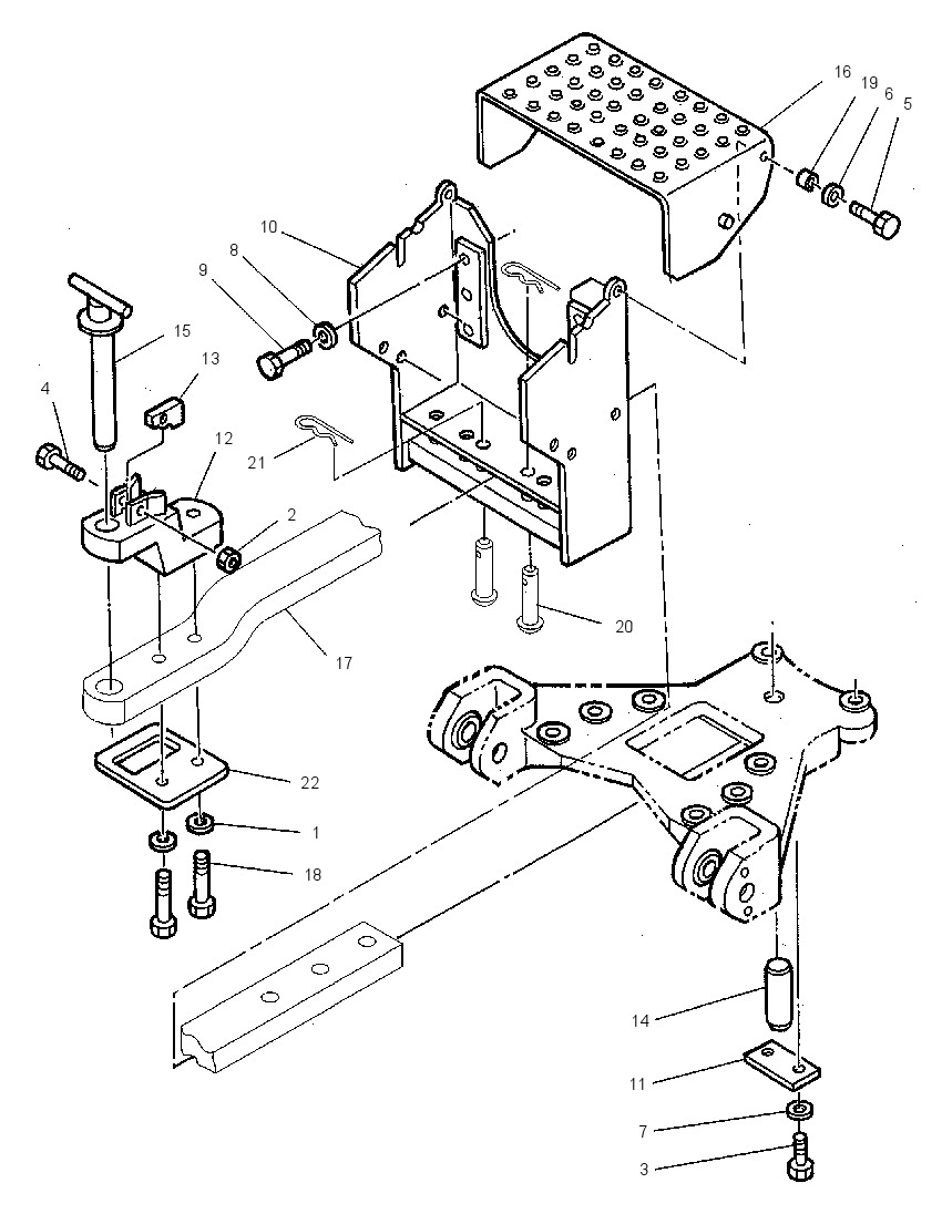 DRAWBAR GP-SWINGING 1081923 CAT