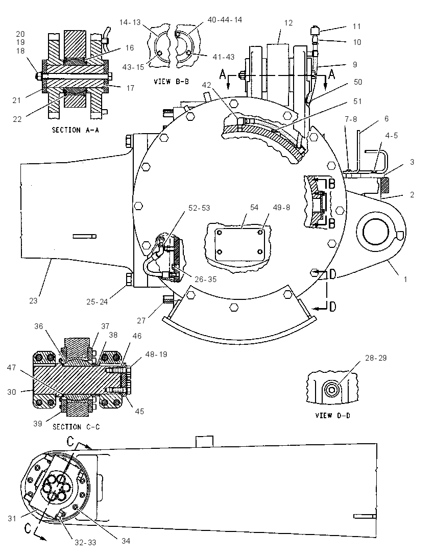 HOUSING GP-REAR AXLE 1183810 CAT