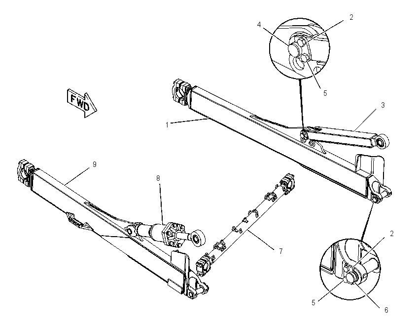 PUSH ARM GP-STABILIZER 8E9889 CAT