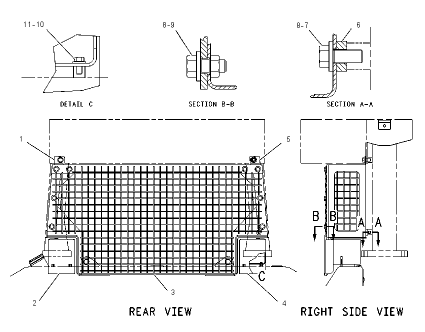 SCREEN GP 1117376 CAT