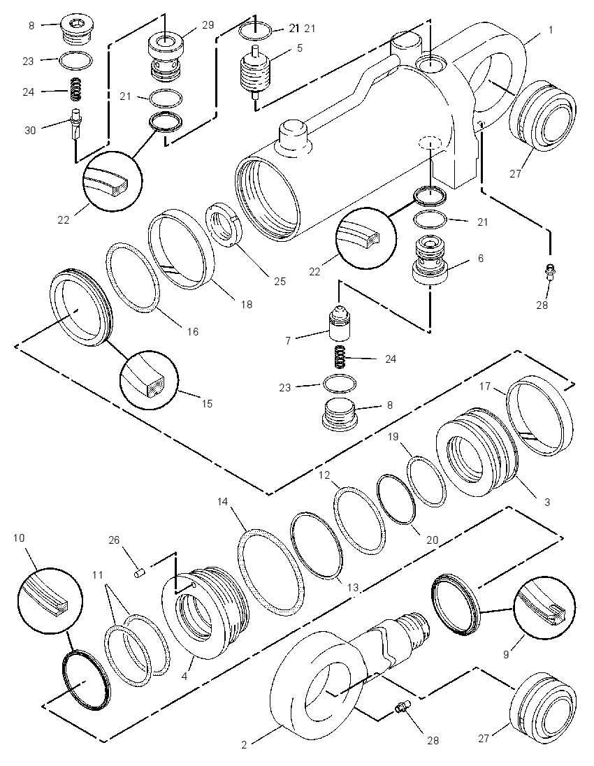 CYLINDER GP-BLADE 1336935 CAT