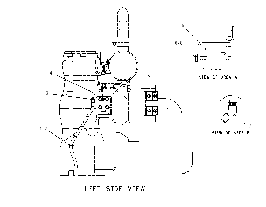 LINES GP-MUFFLER DRAIN 1400282 CAT