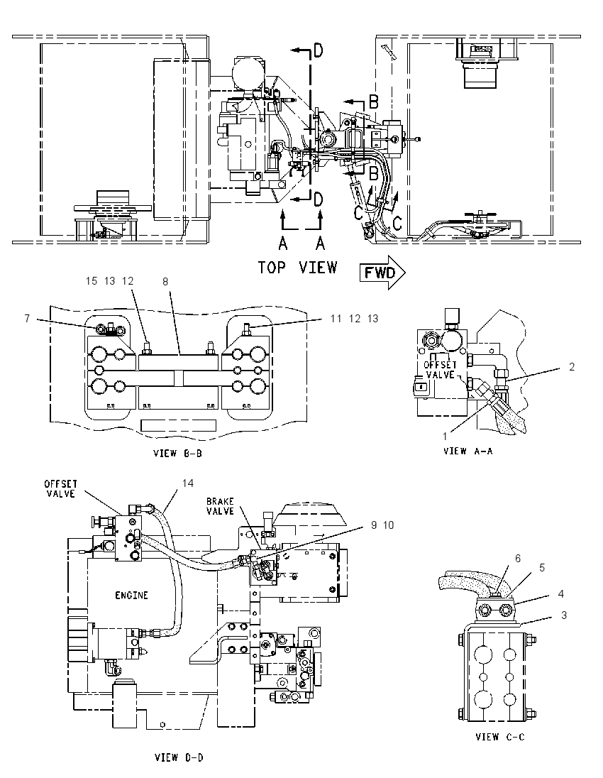 LINES GP-OFFSET 1285944 CAT