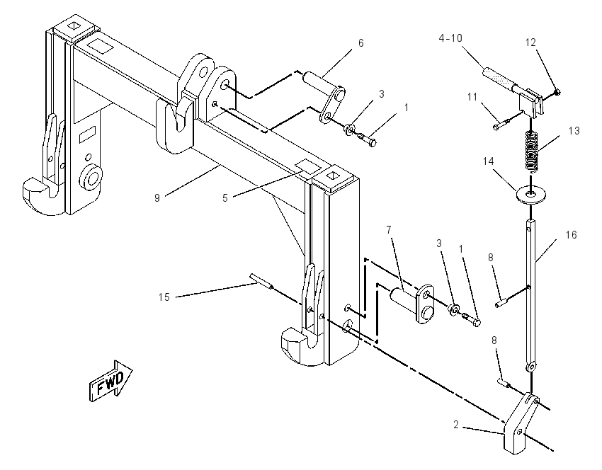 HITCH AS-QUICK 1371332 CAT