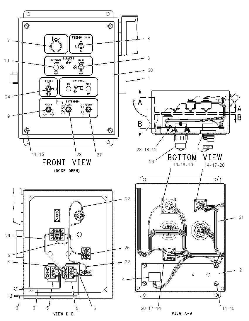 BOX GP-SCREED CONTROL 1295092 CAT