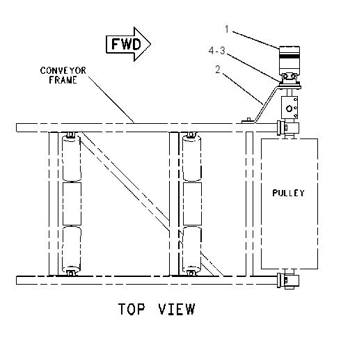 MOTOR & MTG GP-CONVEYOR 1401333 CAT
