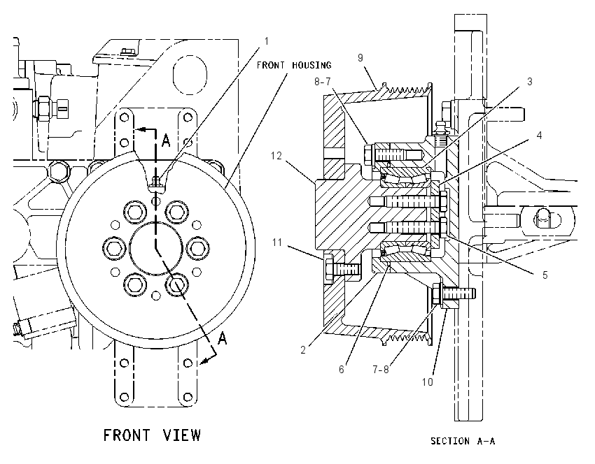 PULLEY GP-FAN 1261511 CAT
