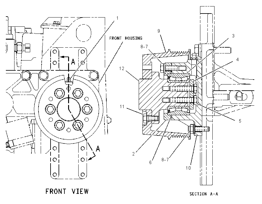 PULLEY GP-FAN 1219697 CAT