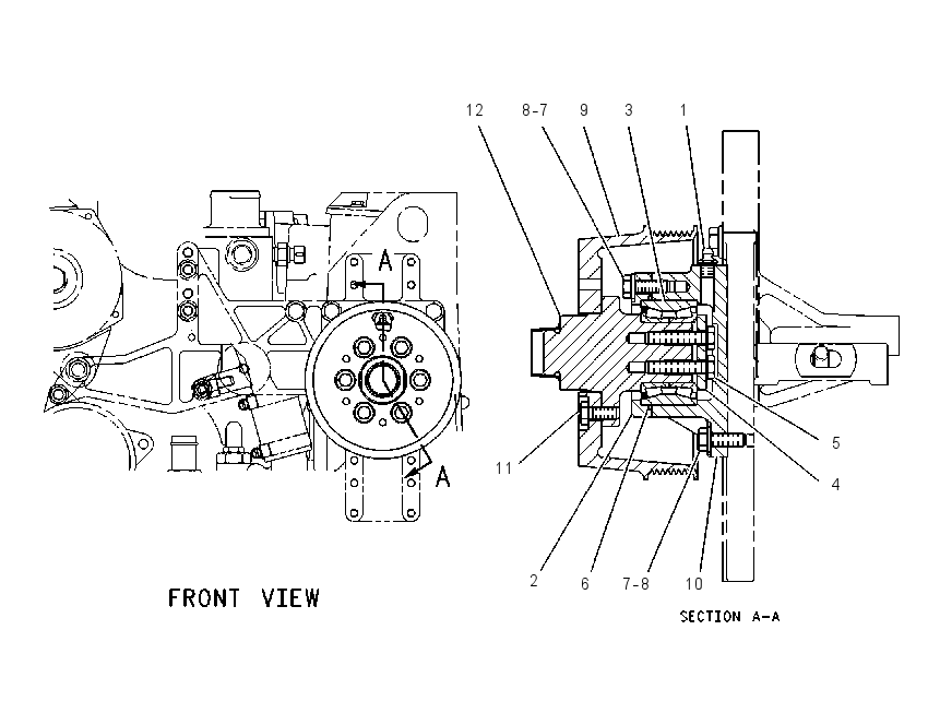 PULLEY GP-FAN & ALT DRIVE 1437020 CAT