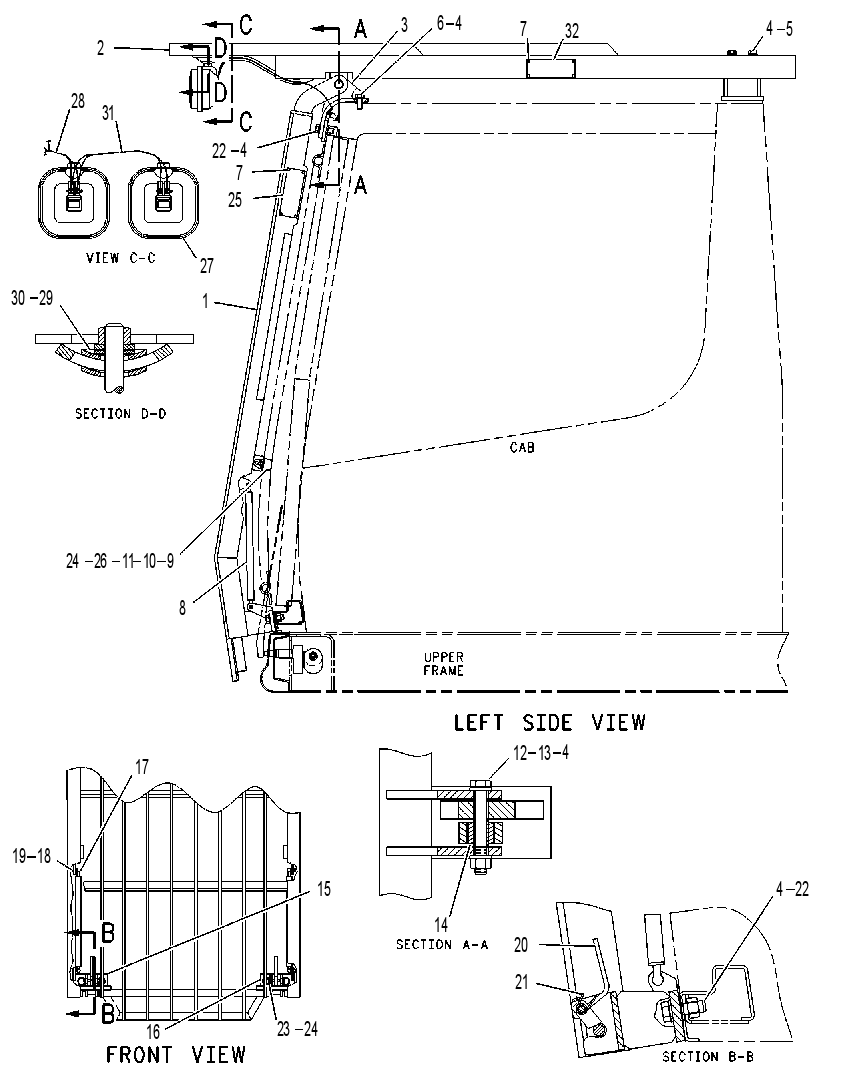 Защита верхняя 4Q4379 CAT