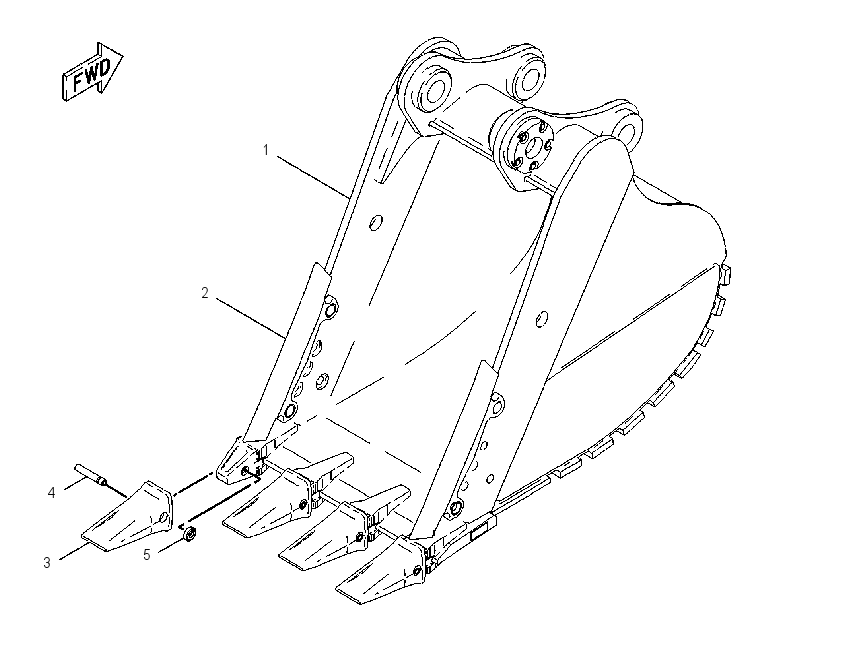 BUCKET AR 1389668 CAT