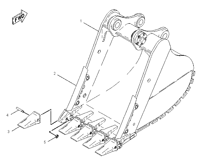 BUCKET AR 1389669 CAT