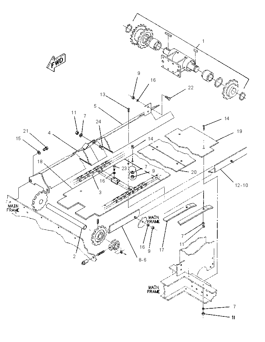 CONVEYOR GP-DRAG 1111296 CAT