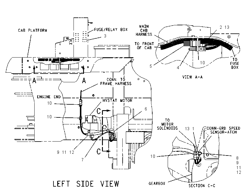 WIRING GP-POWER TRAIN 1173806 CAT
