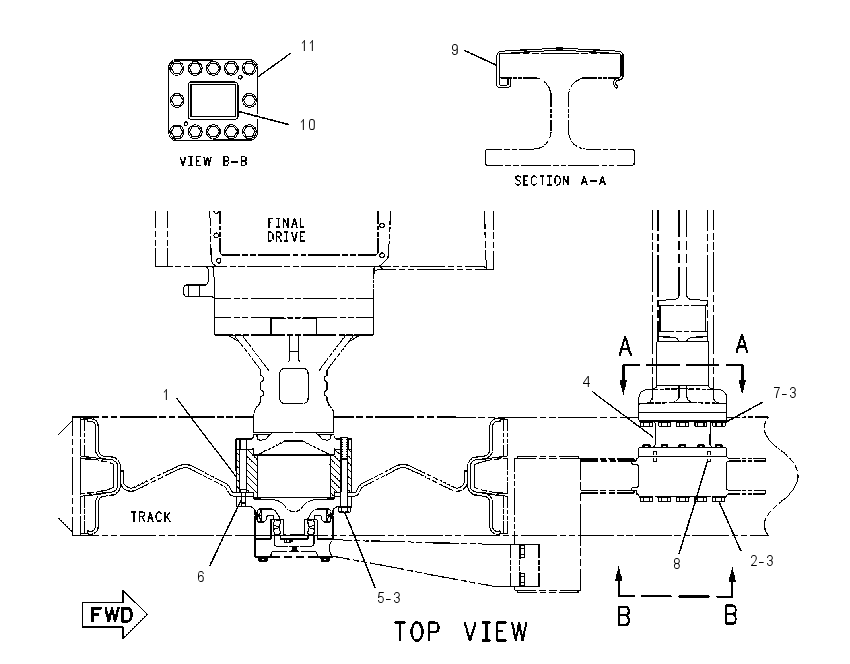 SPACER GP 1357843 CAT