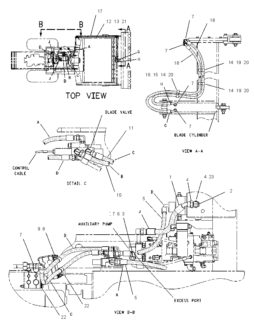LINES GP-BLADE 1024608 CAT
