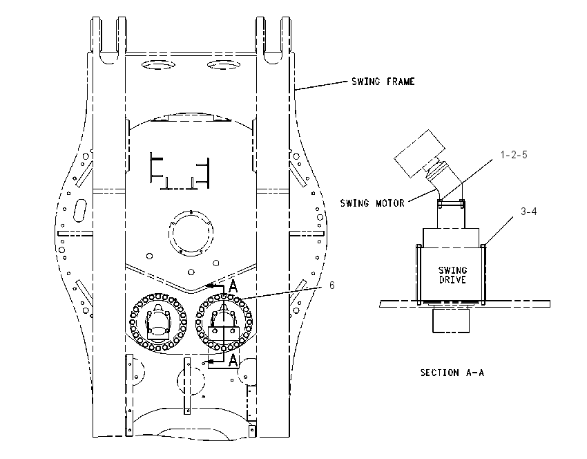 FASTENER GP-SWING DRIVE & MTR 6I7240 CAT