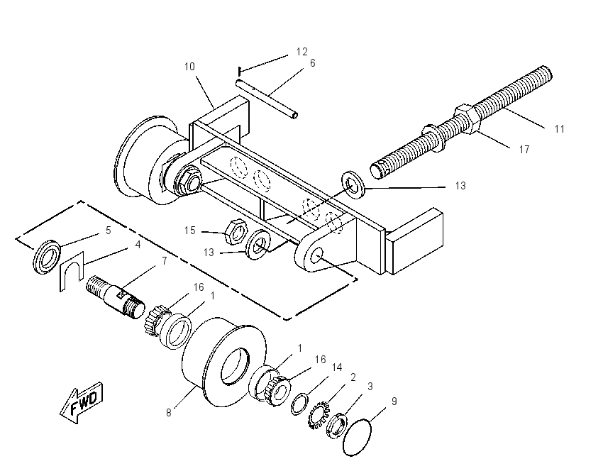 FOOTSHAFT GP 1118261 CAT