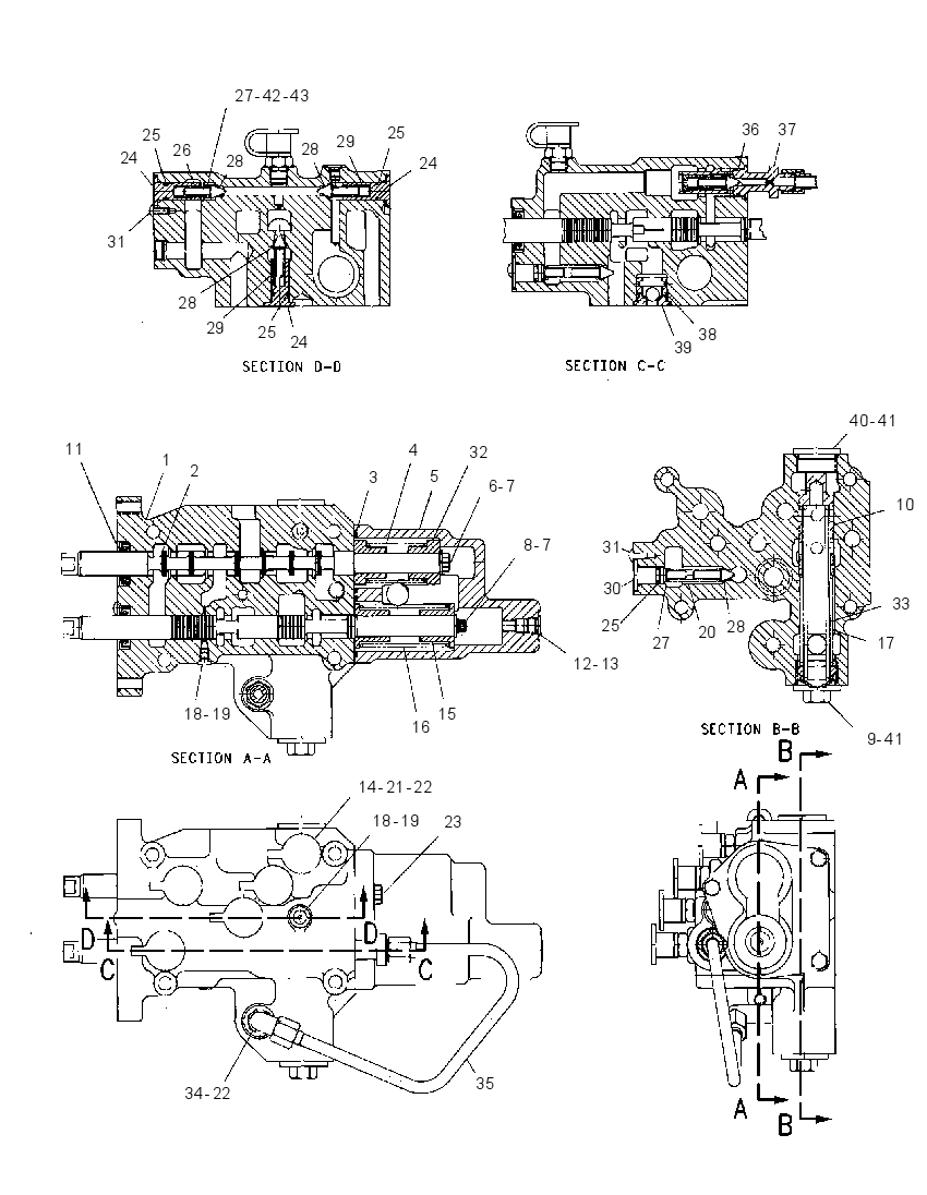 VALVE GP-WINCH CONTROL 9U9320 CAT