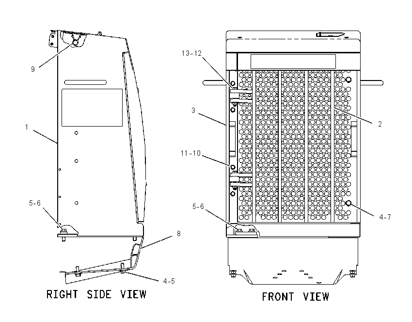 Защита радиатора 1297611 CAT