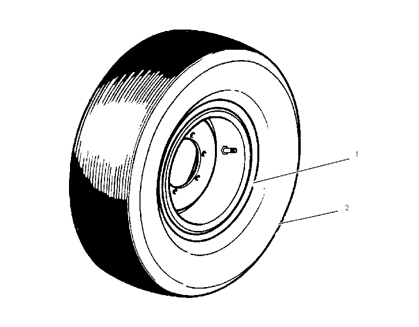 Колесо 1G3931 CAT