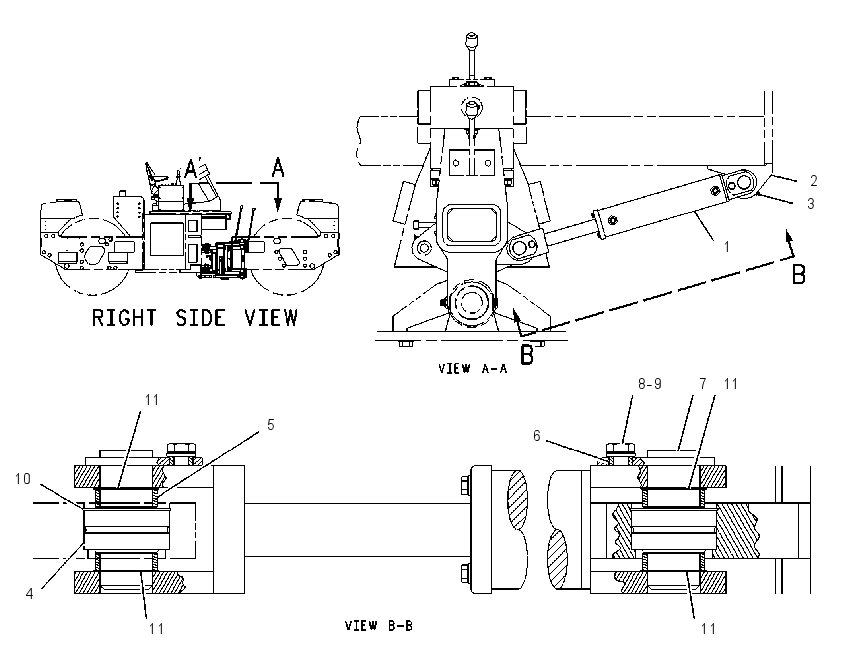 CYLINDER & MTG GP-OFFSET 1285942 CAT