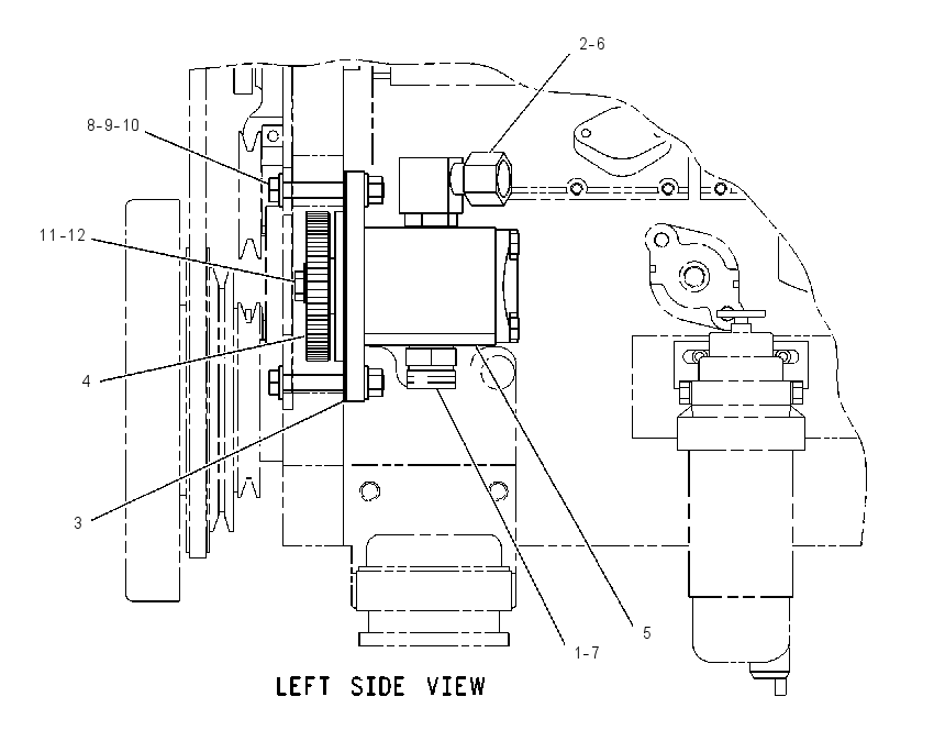 PUMP & MTG GP-HYDRAULIC FAN 1432629 CAT