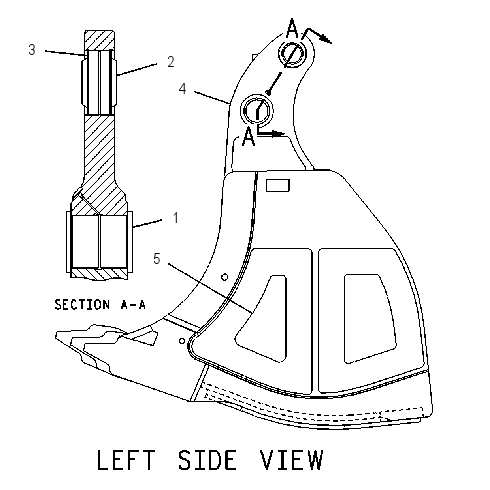 BOWL & BEARING AS-BUCKET 1257777 CAT
