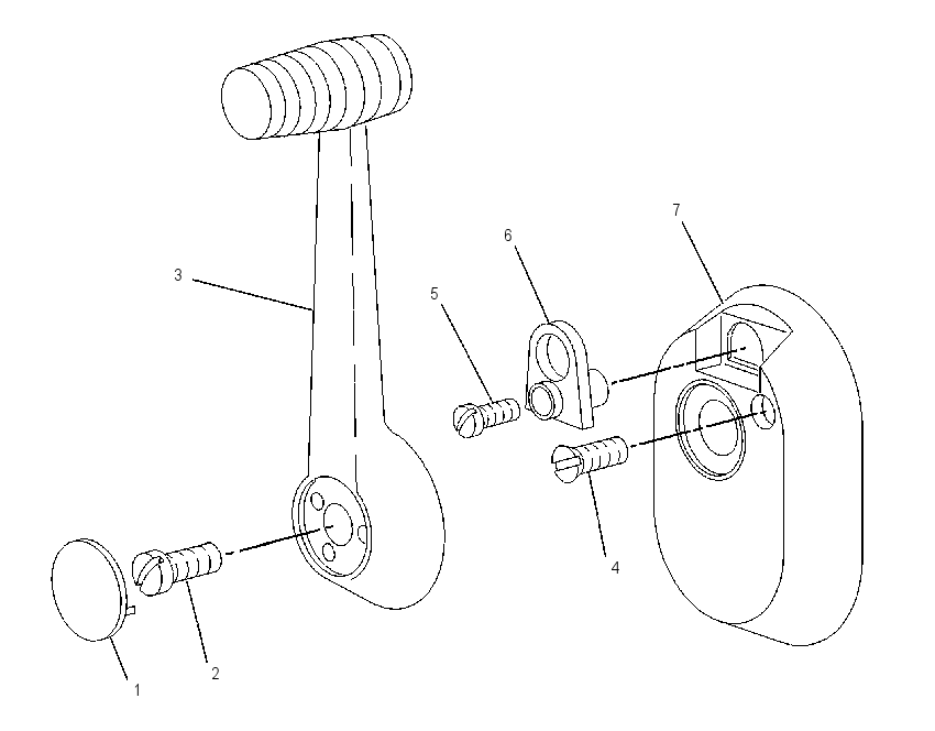 LEVER GP-HAND CONTROL 0827490 CAT