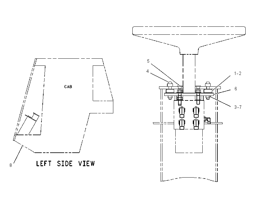 ISOLATION GP-STEERING 1226999 CAT