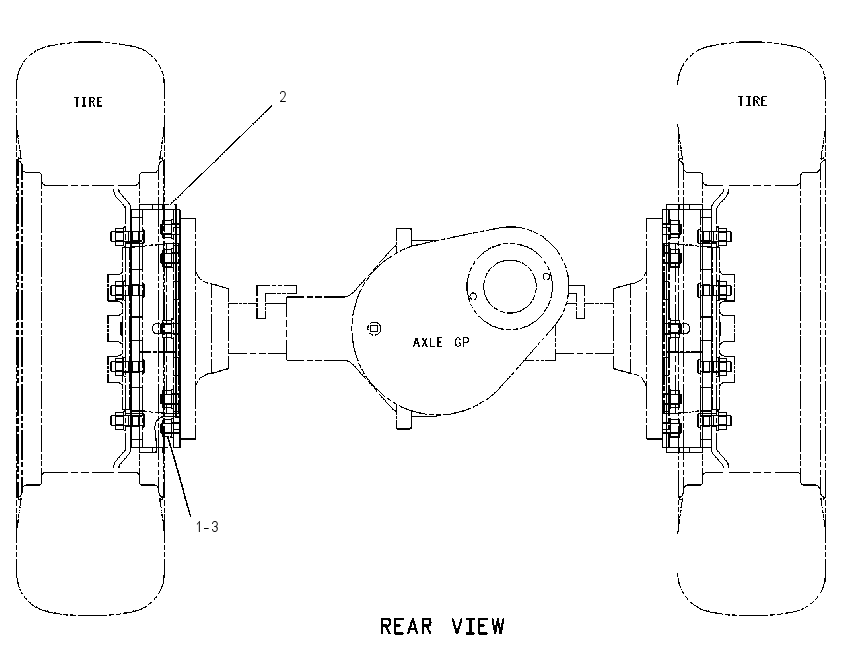SPACER GP-WHEEL 1322787 CAT