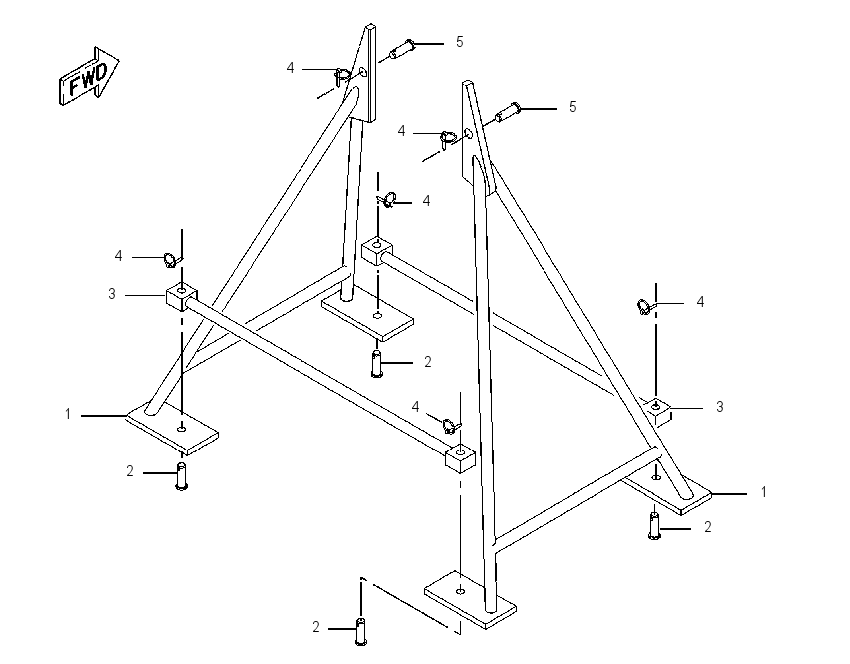 SUPPORT AR-BOOM 4Q4449 CAT