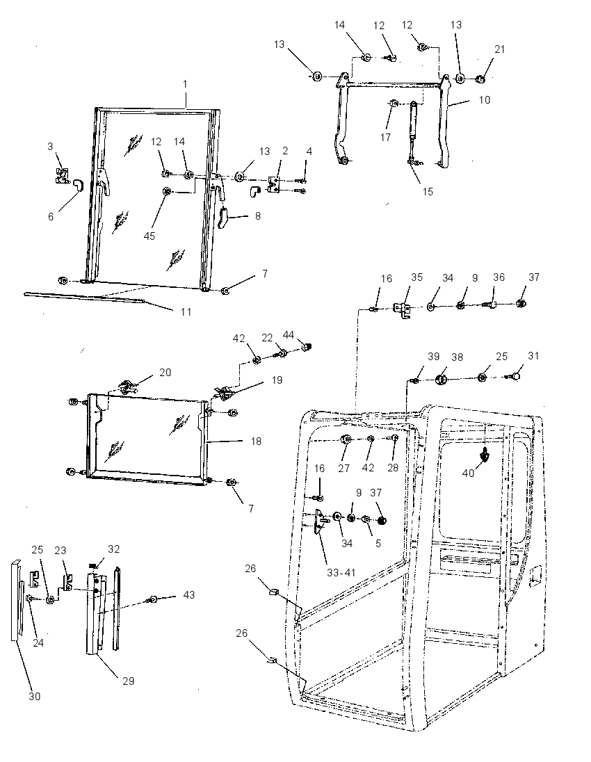 WINDSHIELD GP 1219358 CAT