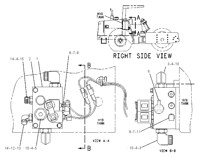 VALVE & MTG GP-BRAKE & SHIFT 1248942 CAT