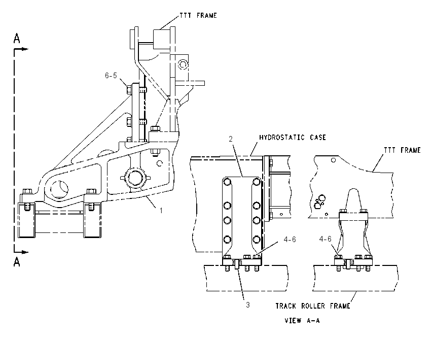SUPPORT GP-UNDERCARRIAGE 1151068 CAT