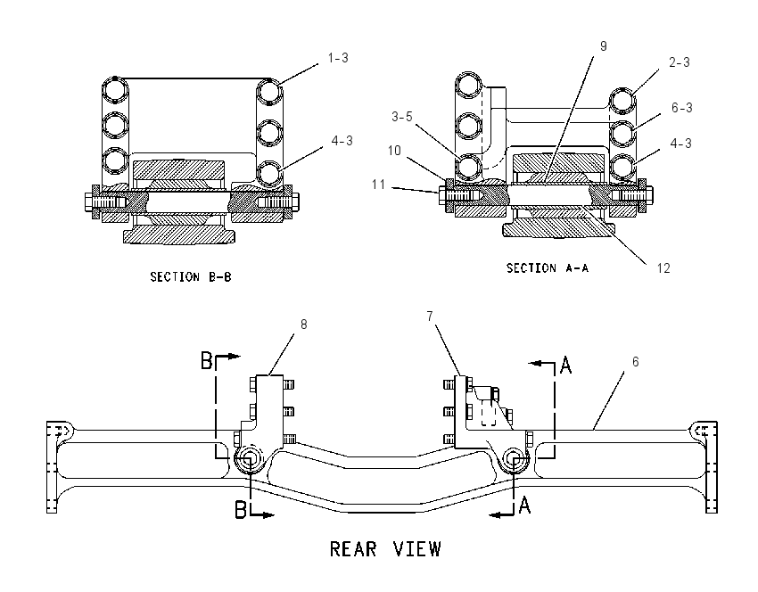 SUPPORT GP-UNDERCARRIAGE 1392777 CAT