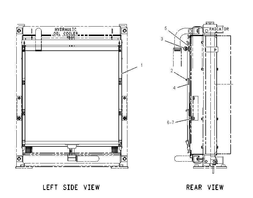 SHUTTER GP-RADIATOR 1416254 CAT