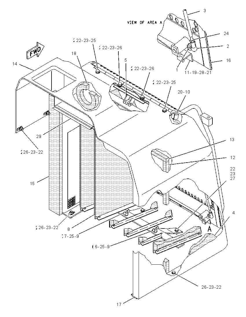 ENCLOSURE GP-RADIATOR 1265255 CAT