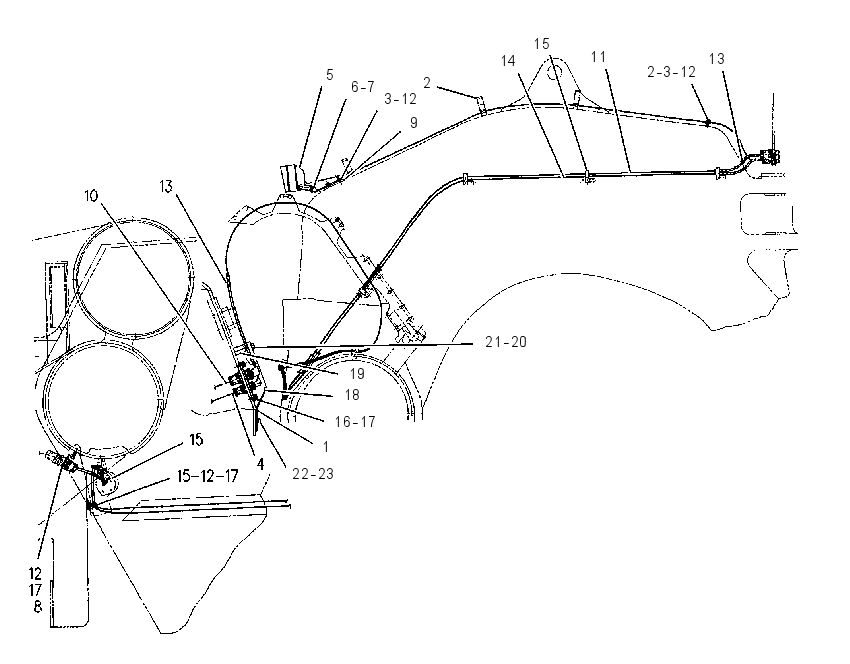 WIRING GP-SCRAPER 1235307 CAT
