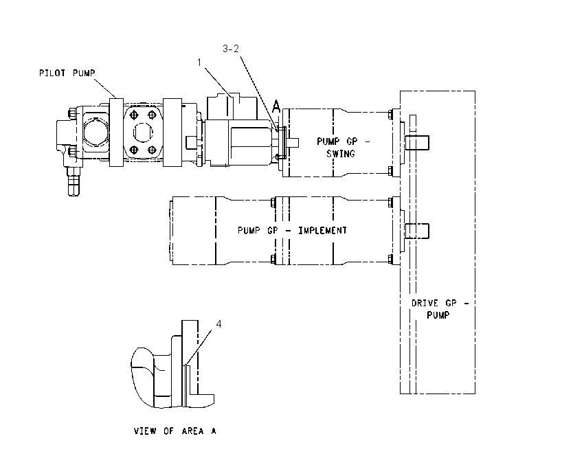 PUMP & MTG GP-HYDRAULIC FAN 1379459 CAT