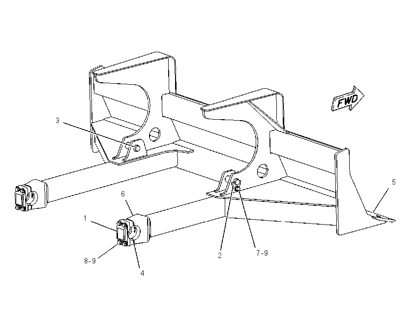BLADE GP-DECKING 1368051 CAT