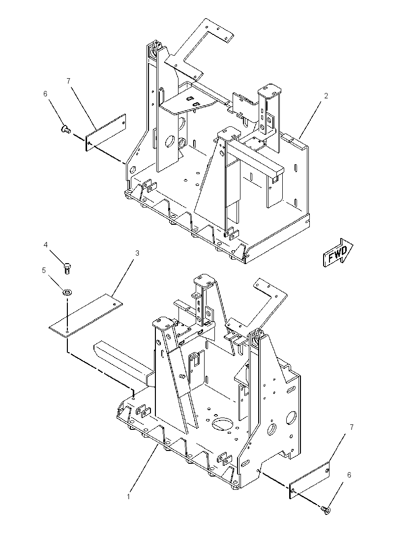 FRAME GP-SCREED 1337370 CAT
