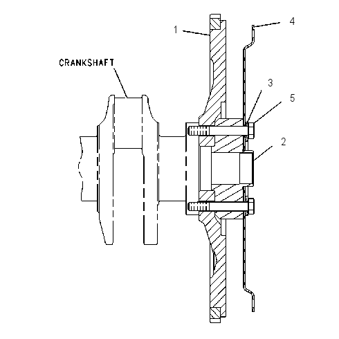 ADAPTER GP-ENGINE TO XMSN 1335003 CAT