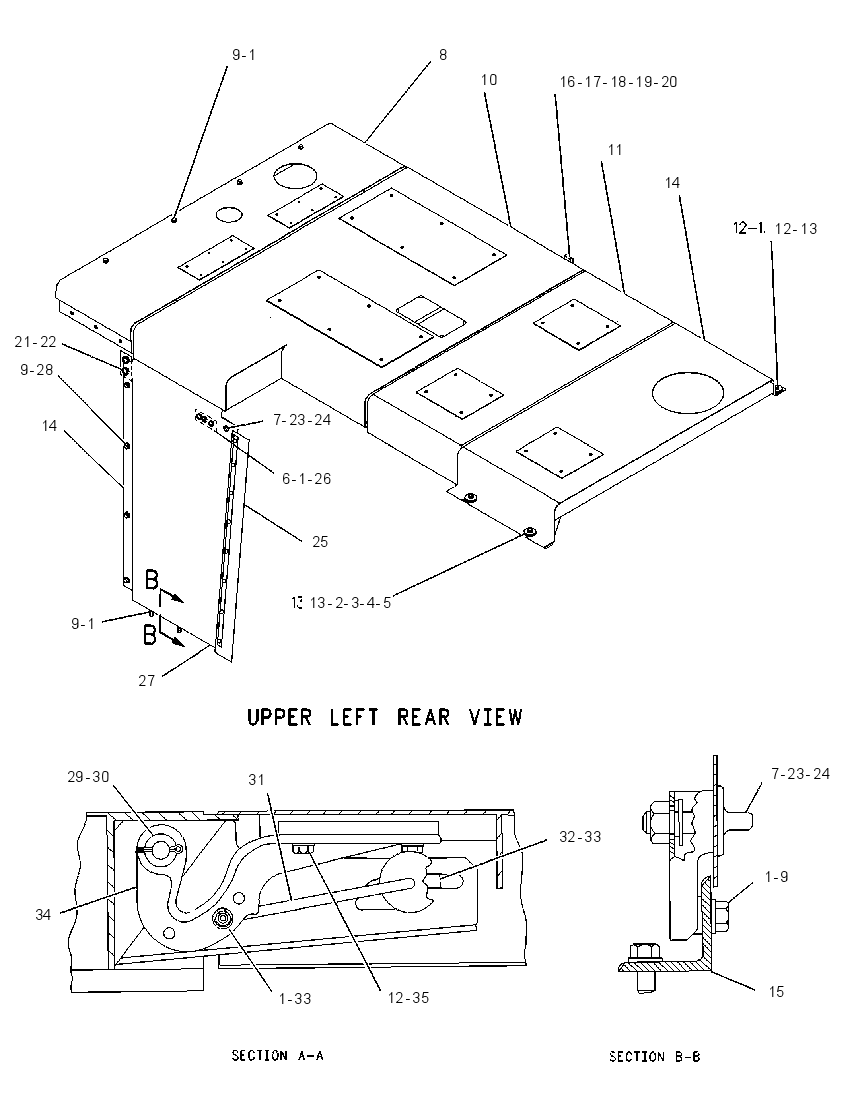 HOOD GP-TRACTOR 1269557 CAT